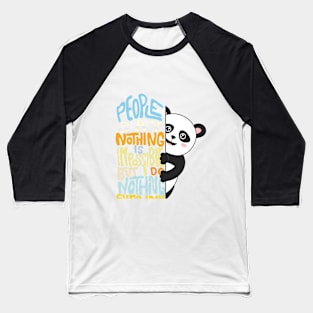 people say nothing is impossible but i do nothing everyday animal funny Baseball T-Shirt